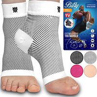 Bitly Plantar Fasciitis Compression Socks for Women & Men - Best Ankle Compression Sleeve, Nano Brace for Everyday Use - Provides Arch Support & Heel Pain Relief