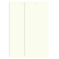 DALIX PVC Vertical Blind Replacement Slats Curved Off-White 82.5 x 3.5 (2-Pack)