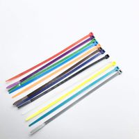 Xingo 4.8X200mm 12 Inch Nylon Colorful Cable Zip Ties Colored with Self-Locking 12 Colors 100 Pack ... (Yellow)