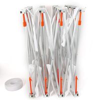 Display Backdrop Stand, 88FT Trade Show Booth Pop Up Backdrop Wall for Hotel, Shopping malls, Weddings