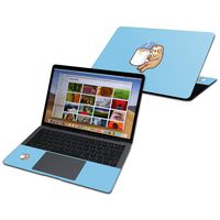 MightySkins Skin Compatible with Apple MacBook Air 13" (2019-2018) - Good Morning Sloth | Protective, Durable, and Unique Vinyl Decal wrap Cover | Easy to Apply, Remove | Made in The USA