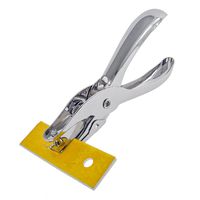 WAHHING Metal 1/4" Single Round Hole Punch Hand Tool for 3D Printer Quick and Easy Holes in Heating Block Cotton, hotend Nozzle Heat Insulation