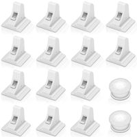 Cabinet Locks Child Safety Latches, OUSI 14+2+2 PACK Baby Proofing Cabinet Locks, Magnetic Cabinet Locks for Drawers and Cabinets - Adhesive Locks, No Tool or Drill