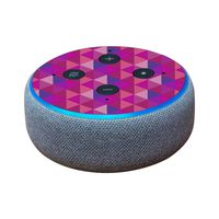 MightySkins Skin Compatible with Amazon Echo Dot (3rd Gen) - Pink Kaleidoscope | Protective, Durable, and Unique Vinyl Decal wrap Cover | Easy to Apply, Remove, and Change Styles | Made in The USA
