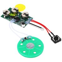 30s Recordable Music Sound Voice Recording Module Device Chip 0.25W with Button Battery for Greeting Card DIY Audio Cards Gifts(Loop Play)