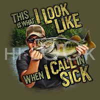 Hi-Look Microfiber Cleaning Cloth - Call in sick - fishing