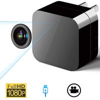 Spy Camera USB Charger Hidden Camera 1080P Security Cameras Wall Charger Nanny Cam Plug Cams Adapter Camera Motion Detection Up to 128GB