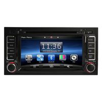 CarSong Car DVD Player with GPS Navigation for Volkswagen Touareg 2004 2005 2006 2007 2008 2009 2010 2011 6.95 inch VW Double Din In Dash Multimedia System Video Audio Radio Stereo Support Bluetooth iPOD USB SD FM AM AUX CanBus