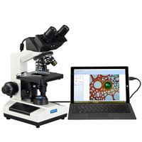 OMAX 40X-1000X Compound Binocular LED Microscope with Built-in 3.0MP Digital Camera