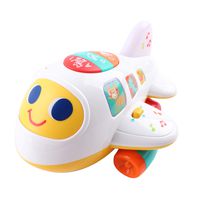 CoolToys My First Plane Airplane Toy for Toddlers and Babies for Learning Letters, Numbers and Colors - Lights Up, Sings, and Moves Around