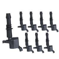 Pack of 8 Straight Boot Ignition Coils for Ford Expedition Explorer F-150 Super Duty Mustang Lincoln Mountaineer 4.6l 5.4l 6.8l DG511 C1541 FD508