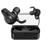 Bluetooth 5.0 True Wireless Earbuds ITOLK X5 TWS 2-in-1 Headphones with AAC Hi-Fi Pumping Bass Stereo Sound Auto Pairing IPX5 Waterproof Earphones in-Ear Headset Built-in Mic for Sport Running Work