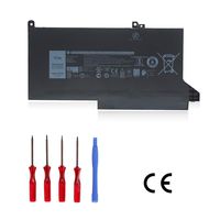 Ouside DJ1J0 Battery [42Wh 3Cell] Compatibel with Dell Latitude 12 7000 7280 7480 Series, Laptop 451-BBZL PGFX4 ONFOH DJ1JO