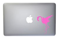 Fancy Flamingo Party Vinyl Decal for Macbook, Laptop or other device 5 Inch (light pink)
