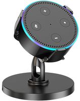 Pobon Table Holder for Dot 2nd Generation, 360° Adjustable Desktop Stand Mount for Smart Speaker, Improves Sound Visibility and Appearance, Home Voice Assistant Pedestal Cradle