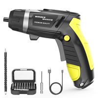 3.6V High Screwdriver 1/4" Multi-Functional Electric Screwdriver and Screw Bits Set Lithium Electric Dril Cordless Hand Drill Charging Screwdriver Screw Power Gun and a Built-In LED Light for Home DIY