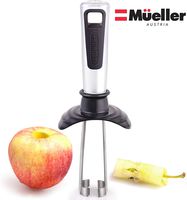 Mueller Premium Apple Corer - Easy to Use and Durable Core Remover for Pears, Bell Peppers, Fuji, Honeycrisp, Gala and Pink Lady Apples even Cupcakes - Surgical Stainless