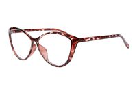 SHINU Oversize Cat Eye TR Frame, Blue Light Blocking Anti-fatigue Computer Gaming Glasses(5865 red demi, anti-blue lens)