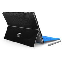 Masino Protective Decal Sticker Protector Laptop Cover Skin for 12.3" 12.3 Inch Microsoft New Surface Pro 6 (2018 Released) (for 12.3" Surface Pro 6, Decal- Carbon Fiber Black)