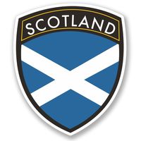2 x 10cm/100mm Scotland Vinyl SELF ADHESIVE STICKER Decal Laptop Travel Luggage Car iPad Sign Fun #4600