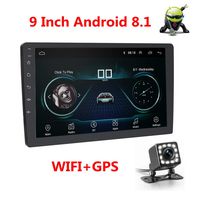 CarThree Android 8.1 Car Stereo 9 Inch Car Radio Touch Screen with GPS Navigation WiFi Backup Camera Bluetooth Hands Free Mirror Link Head Unit