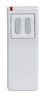 Linear DXS-23 Supervised 3-Button, 4-Channel Handheld Transmitter, White with Green Buttons