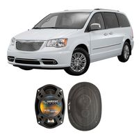 Compatible with Chrysler Town & Country 2008-2015 Rear Side Panel Factory Replacement HA-R69 Speakers