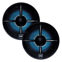 Wet Sounds REVO 6-XWB 6.5" 200W Black LED Coaxial Full Range Marine Speakers