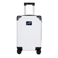 Denco NFL Buffalo Bills Two-Tone Premium Carry-On Hardcase Luggage Spinner, 21 x 13-inches, White