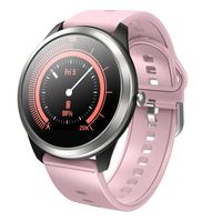 Fitness Tracker Watch with Heart Rate and Blood Pressure Monitor for Man Woman IP68 Waterproof Sports Running Smart Watch Long Time Standby Compatible with iOS and Android Phone (Pink)