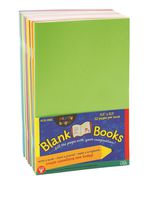 Hygloss Colorful Blank Books for Journaling, Sketching, Writing & More - for Arts & Crafts, 5.5 x 8.5 Inches-20 Pack, 10 Assorted Bright, Fun