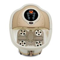 WE&ZHE Automatic Massage Foot Bath Electric Heating Foot Basin Deep Barrels