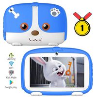 Kids Tablets,7inch Kids Android Tablets for Kids 1G+16G Android9.0 Quad Core Kids Tablets with WiFi Parental Control,Bionic Design with Kids-Proof Case,Protect Kids Eyes