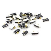 uxcell 30 Pcs 2 Position 7 Pin 1P2T SPDT Horizontal Mini SMD SMT Slide Switch