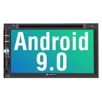 PUMPKIN Android 9.0 Car Stereo Double Din with DVD Player, GPS, WiFi, Fastboot, Support Backup Camera, Android Auto, AUX, 7 Inch Touch Screen