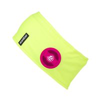 Earebel Sport Neo Performance Headband in Neo Yellow - Large - with Built-in AKG Studio-Quality Headphones and Speakerphone