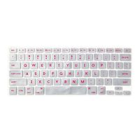 Flapjacks Stylish Designer Laptop Keyboard Cover for Apple Magic Keyboard - Pink Silver.