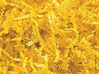 Yellow Crinkle Cut™ Paper Shred 8 oz Bag ~ Spring-Fill® Shred (Ten 8 oz. Packs) - WRAPS-ZF08YE