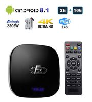 Linkplus A95XF1 Android 8.1 Smart TV Box, Amlogic S905W Quad-core Cortex-A53 2GB RAM/16GB ROM Mali-450 GPU WiFi 2.4GHz Ethernet HDMI 4K Full HD H.265 Media Player, OTT TV Box with USB