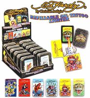 Ed Hardy Oil Lighter Tattoo Design Flip-Top Flint Refillable-PANTHER