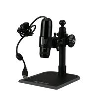 AmScope UBW800X0720P 5X to 800X Magnification Powers, HD 720P 3D Digital Zoom, 8 LED Microscope