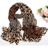 Fineday Winter Scarf, Women's Leopard Print Little Silk Scarf Hair Tie Band Neckerchief Multi-Purpose, for Easter Day