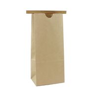 AwePackage 1/2 Lb(8 oz) Kraft Paper Tin Tie Bag (100 Pack)