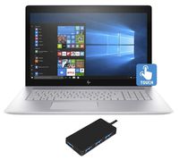 HP Envy - 17t (2019) 10th Gen Laptop (Intel i7-10510U 4-Core, 64GB RAM, 1TB PCIe SSD + 1TB HDD, NVIDIA GeForce MX250, 17.3" Touch Full HD (1920x1080), Fingerprint, WiFi, Bluetooth, Win 10 Pro)