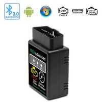 Friencity Bluetooth Car OBD ii 2 OBD2 Scanner Adapter, Vehicle Engine Code Reader for Car Diagnostic Scan Tool Check Engine Light, Compatible with Android & Windows Devices, NOT for iOS Devices