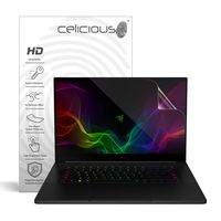 Celicious Vivid Invisible Glossy HD Screen Protector Film Compatible with Razer Blade 15 2018 (Non-Touch) [Pack of 2]