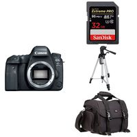 Canon EOS 6D Mark II Digital SLR Camera Body + Accessory Bundle