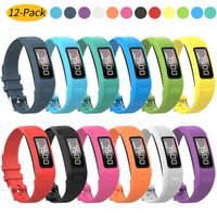 Watbro Bands Compatible with Garmin Vivofit 1/ Vivofit2, Soft Silicone Colorful Replacement Watch Band Strap Wristband for Vivofit 1/ Vivofit 2 Activity Tracker, for Women Men Small Large