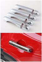 FMtoppeak ABS Chrome Door Handle Cover Trim for Jeep Renegade 2014-2018 Silver