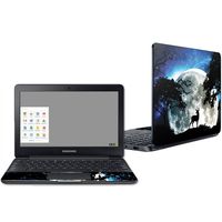 Mightyskins Skin Compatible with Samsung Chromebook 3 11.6" - Moonlight Deer | Protective, Durable, and Unique Vinyl Decal Wrap Cover | Easy to Apply, Remove, and Change Styles | Made in The USA